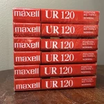 New Sealed Maxell UR-120 Blank Audio Cassette Tapes 6 Pack Normal Bias Type. Fixed Price $26.00.