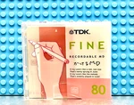 Md Tdk Fine Pink 80 Blank Mini Disc (1) (sealed). Fixed Price $17.99.