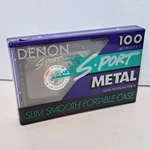 Denon Sport Metal 100 Min Type Position Bias Audio Cassette Tape New Sealed. Fixed Price $47.49.