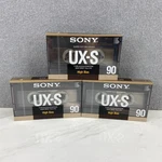3 Sony Ux-s 90 Type Ii High Bias Blank Cassette Tapes New. Fixed Price $40.00.
