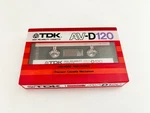 New Tdk Av-d 120 Vintage 1982 Audio Cassette Blank Tape Sealed Made Japan. Fixed Price $39.99.