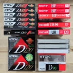 Lot Of 18 Assorted Tdk Sony Memorex Cassette 60/90/120 Minute Blank Tapes Sealed. Fixed Price $39.50.