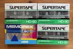 Of Three Realistic Supertape HD-90 Blank Audio Cassette Type Ii New Sealed. Fixed Price $22.99.