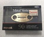 Sealed 1990 Era Japan Maxell Metal Vertex Mv Blank Audio Cassette Type Iv. Fixed Price $269.00.