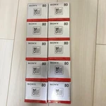 Sony MDW80T Blank Minidisc Recordable Lot Of 10 Discs Compact Storage. Fixed Price $69.48.