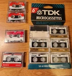 MC-60 Microcassette Tdk Sony Radioshack Lot Of 8 New + 1 MC-30. Fixed Price $11.99.