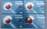 3M Scotch Brand Bx 60 Min Blank Audio Cassette Tapes Lot Of 4 New. Fixed Price $25.00.