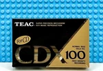 Teac Cdx 100 1990 Type I Blank Cassette Tape (1) (sealed). Fixed Price $38.99.