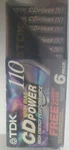 Tdk Cd Power High Bias 110 Cassettes (6 Pack) & Carry Case That Holds 15 "new"!!. Fixed Price $30.00.