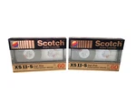 Vintage Scotch Xs Ii-s Audio Cassette High Bias 60 Min Chrome Sealed Lot Of 2. Fixed Price $24.64.