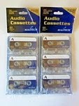 Realitech Audio Cassettes 2 Packs Of 3 Nip Type 1 Normal Bias Blank 60 Min.. Fixed Price $10.99.