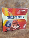 Tdk Clear Cd 10 Cases Sealed New Nip Compact Discs Colored Organize. Fixed Price $17.99.