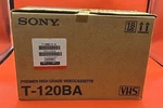 Sony T-120BA Premier High Grade Case Of 10 Vhs Tapes Video Cassette New Sealed +. Fixed Price $90.89.