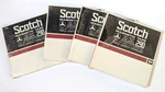 4 Scotch 290 Magnetic Tape Triple Length/tensilized X3600 Feet 7" Reels New. Fixed Price $45.00.