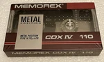 Memorex Cdx Iv 110 Type Metal 1989 Usa Blank Cassette Tape (1) (sealed). Fixed Price $19.95.