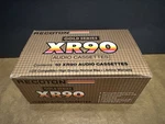 Recoton Gold Series XR90, 10 High Energy Normal Bias Cassette Tapes, 1988, New. Fixed Price $15.00.