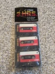Lot Of 2 Sealed Vintage Tape Cassette (laser 3 Hrs. 1985) Pack 60 Minutes Each. Fixed Price $5.20.