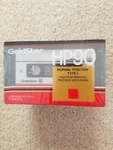 5 New Goldstar Casette Tapes HP90 In Unopened Package. Fixed Price $34.99.