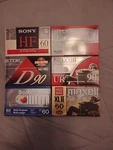 Lot Of Blank Audio Cassettes Dr-i Fuji 60 Min Maxwell 90 Normal Bias. Fixed Price $24.00.