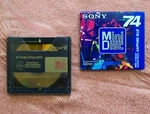 Set Of 2 Sony Recordable Mini Discs MDW-74AL Sealed And MDW-74D Used.. Fixed Price $20.00.