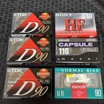 6 New Sealed Maxell/sony/tdk Blank Cassette Tape Vintage. Fixed Price $25.20.