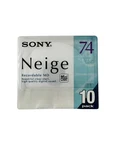 Sony 10MDW74NED Disc Pack Mini Neige Series 74MIN Blank From Japan. Fixed Price $75.99.