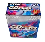 8 Tdk Cd Power 110 Type Ii (CRO2) High Bias Audio Cassette Tapes Made In Japan. Fixed Price $103.19.
