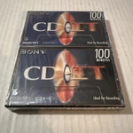 Sony Cd-it High Bias 100 Min Blank Cassette Lot Of 2 Nip Nos. Fixed Price $11.86.