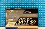 Tdk Sr-x 50 1990 Japan Type Ii Blank Cassette Tape (1) (sealed). Fixed Price $36.89.