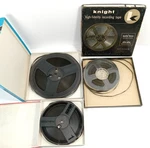 Lot Of 3 High Fidelity Recording Tape Radioshack Realistic Knight Varying Sizes. Fixed Price $11.99.