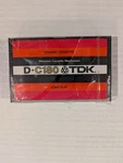 Tdk D-C180 Long Play Blank Audio Cassette Tape Japan 1977 New Open Box. Fixed Price $145.00.