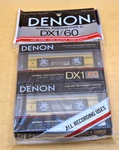 Denon 60 2PACK Blank Audio Cassette Tape (sealed) Nos! New!. Fixed Price $54.99.