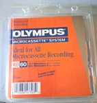 Olympus Microcassette XB-60 4 Pack Small Tapes Brand New. Fixed Price $10.95.