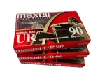 Lot Of 3 Maxell UR90 Minutes Blank Audio Cassette Tapes Normal Bias New/sealed. Fixed Price $15.00.