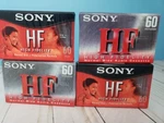 4X Sony HF60 Blank Cassette Tapes Type Minutes Hi-fi Recording New Sealed. Fixed Price $6.00.