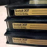 Scotch 207 Recording Tape Lot (3 - 7" Reels Hi Output/low Noise) For Mastering. Fixed Price $45.00.
