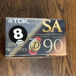 Tdk Sa 90-8 Pack New Factory Sealed. Fixed Price $60.00.