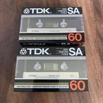 2 New Tdk SA60 High Position Type Ii Blank Audio Cassette Japan. Fixed Price $20.00.