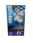 Maxell Gx Silver T120 Vhs Tapes Lot 3 Sealed 6 Hour Blank Video. Fixed Price $19.99.