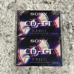 New Sony Cd It 74 Minute Blank High Bias Audio Cassette Tape Type Ii 2 Pack. Fixed Price $6.00.