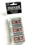 Maxell Ud MC-60 Microcassette Tapes Nos Sealed Triple Pack Made In Japan. Fixed Price $18.00.