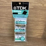 Vtg New Old Stock Tdk 3-PACK Mixed Microcasstte Tapes MC-5, MC-60 & Head Cleaner. Fixed Price $12.68.