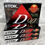 4 Tdk D90 Slimline Eco Case Ieci Type High Output Min. Normal Position. Fixed Price $11.98.