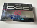 Maxell DCC-60RM Digital Compact Cassette 90 Min Blank Tape Sealed Rare Vintage. Fixed Price $22.00.