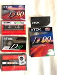 Mixed Lot Of Tdk Audio Cassette Blank Tapes Sealed D30 D60 D90. Fixed Price $20.00.