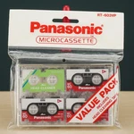 Panasonic Micro Cassettes Value Pack 3X Mc Tapes 1X Head Cleaner RT-603VP. Fixed Price $15.00.