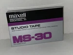 Maxell Professional MS-30 Audio Studio Blank Tape Type 2 Ii C-30 Cro Chrome. Fixed Price $19.96.
