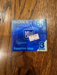 Sealed (3) Pack Sony Sapphire Blue Mini Disc 5MDW74KL 80MINS New. Fixed Price $28.99.
