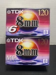 6 Tdk 8MM 120 Minute Mp Premium Camcorder Video Tape Made Japan New Sealed. Fixed Price $39.99.