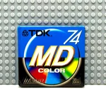 Md Tdk Color Blue 74 Blank Mini Disc (1) (sealed). Fixed Price $17.99.